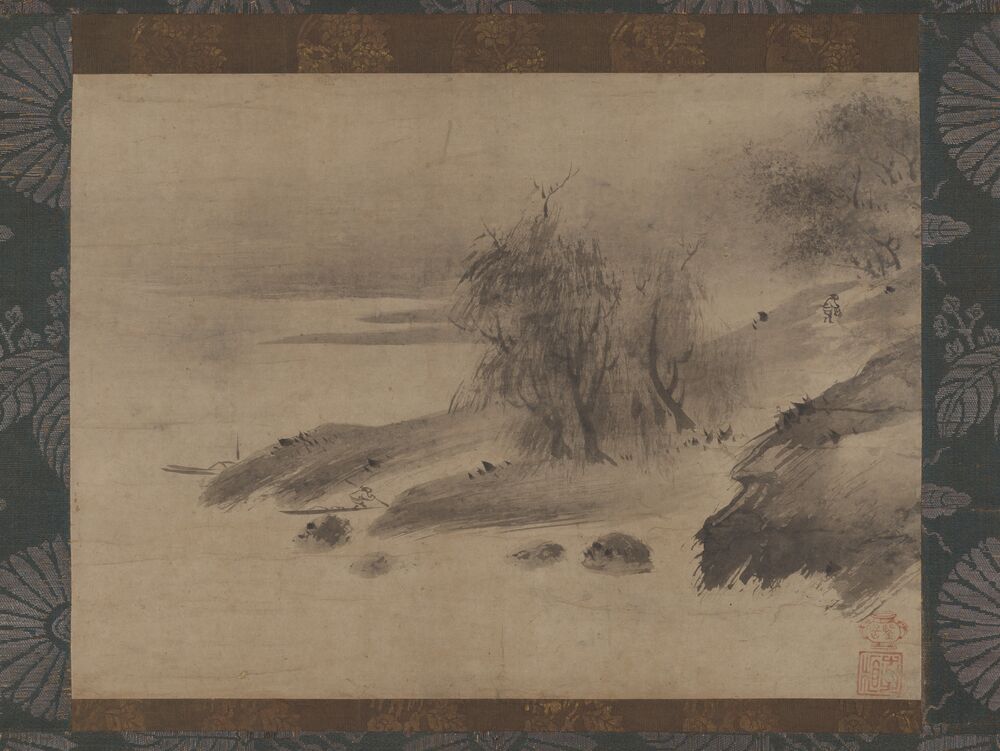 破墨山水图预览图