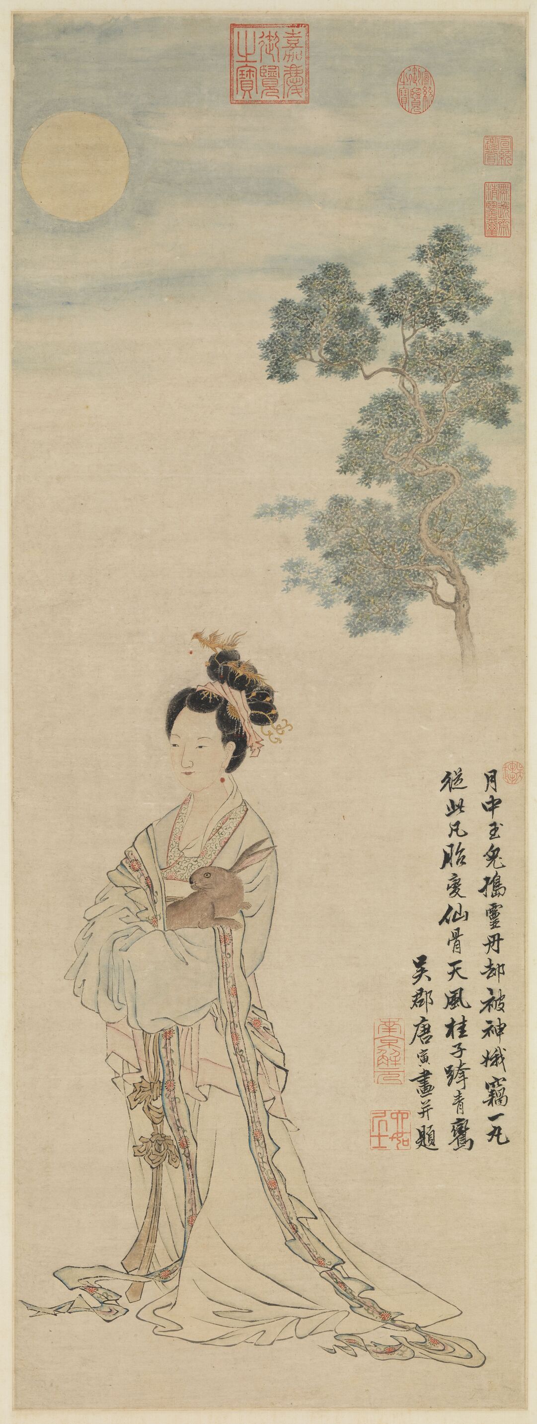 嫦娥奔月图预览图