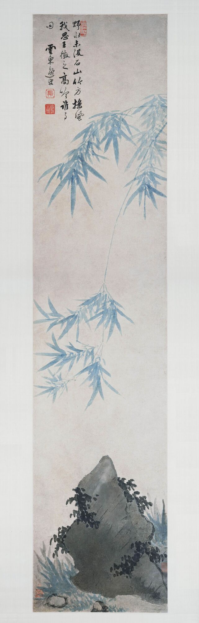 竹石图轴预览图