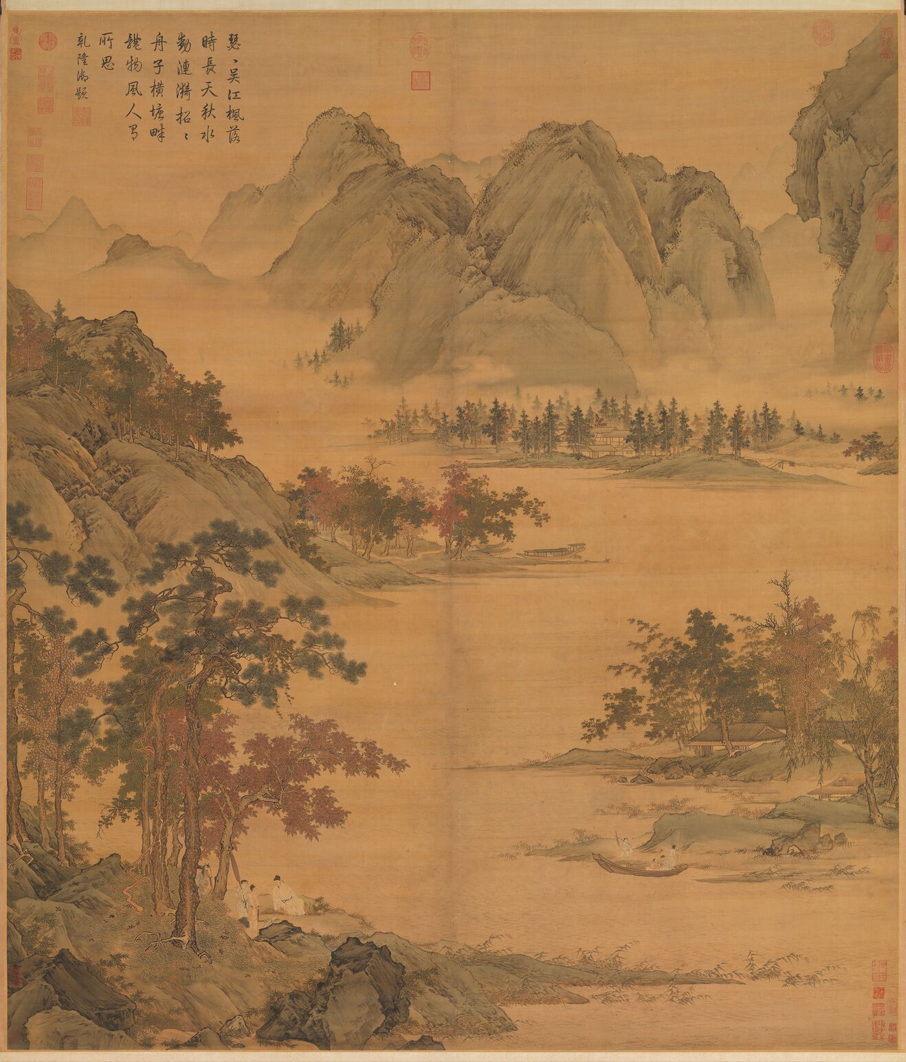 秋江待渡图预览图