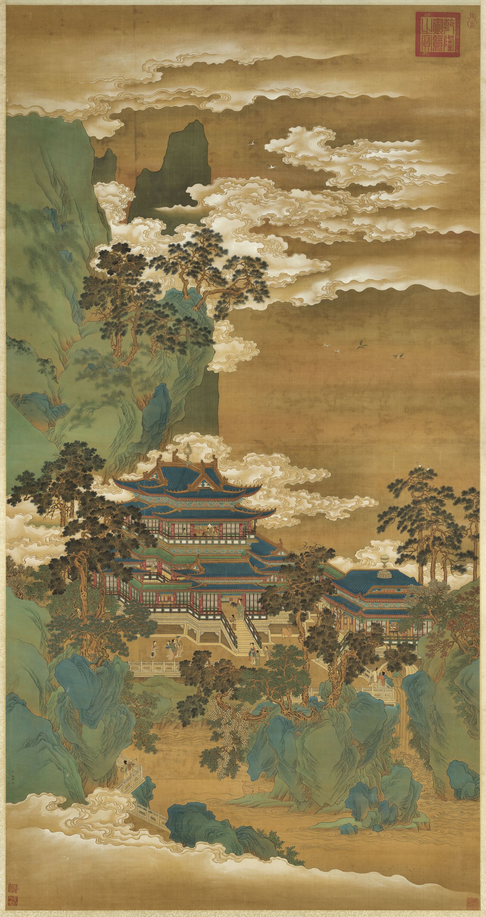 仙山楼阁图预览图