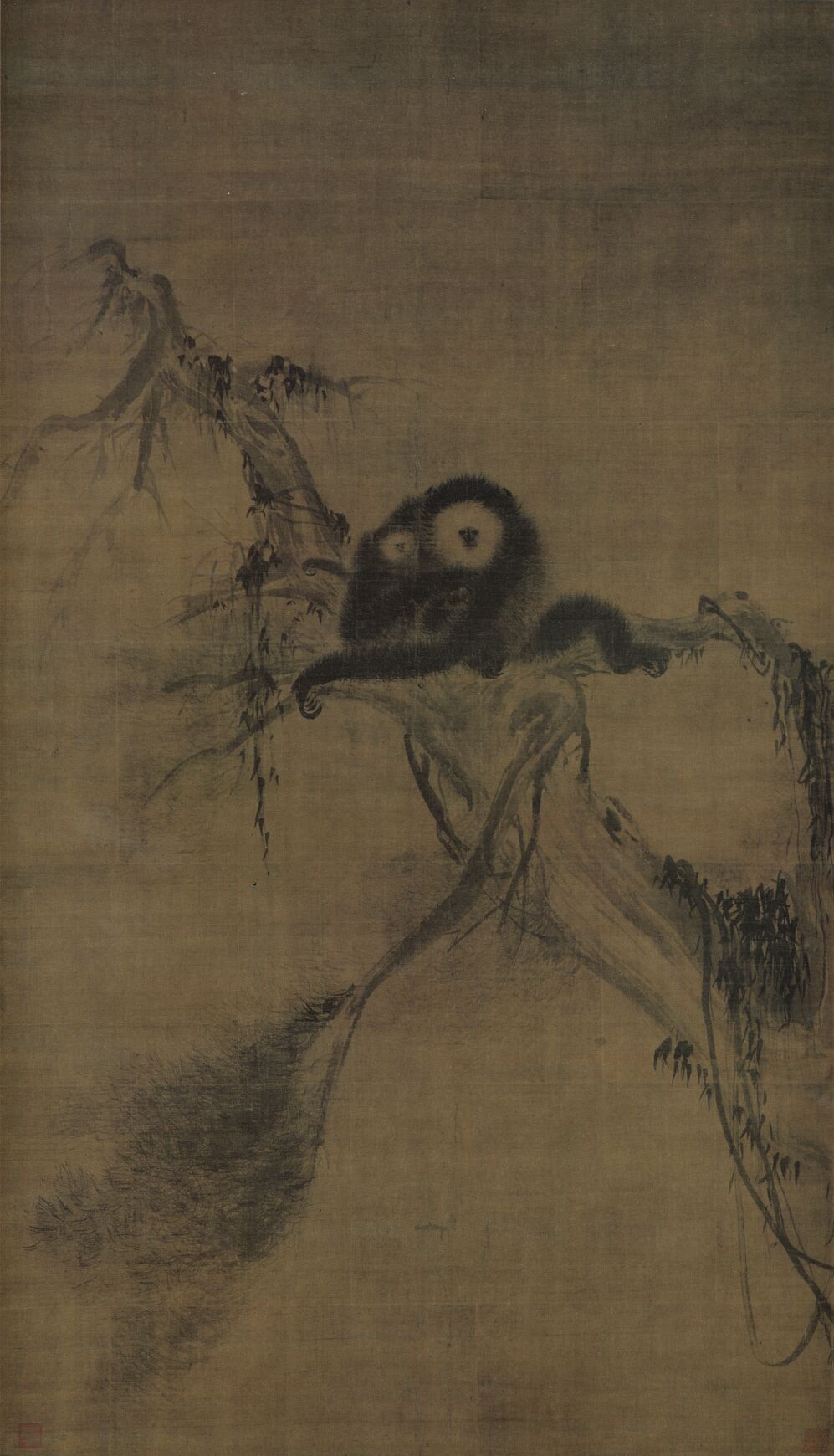 松猿图预览图