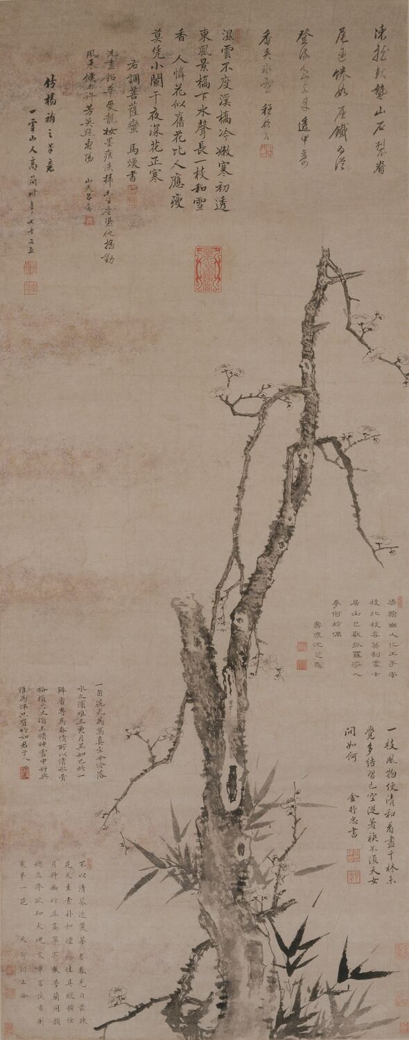 仿杨补之笔意图缩略图