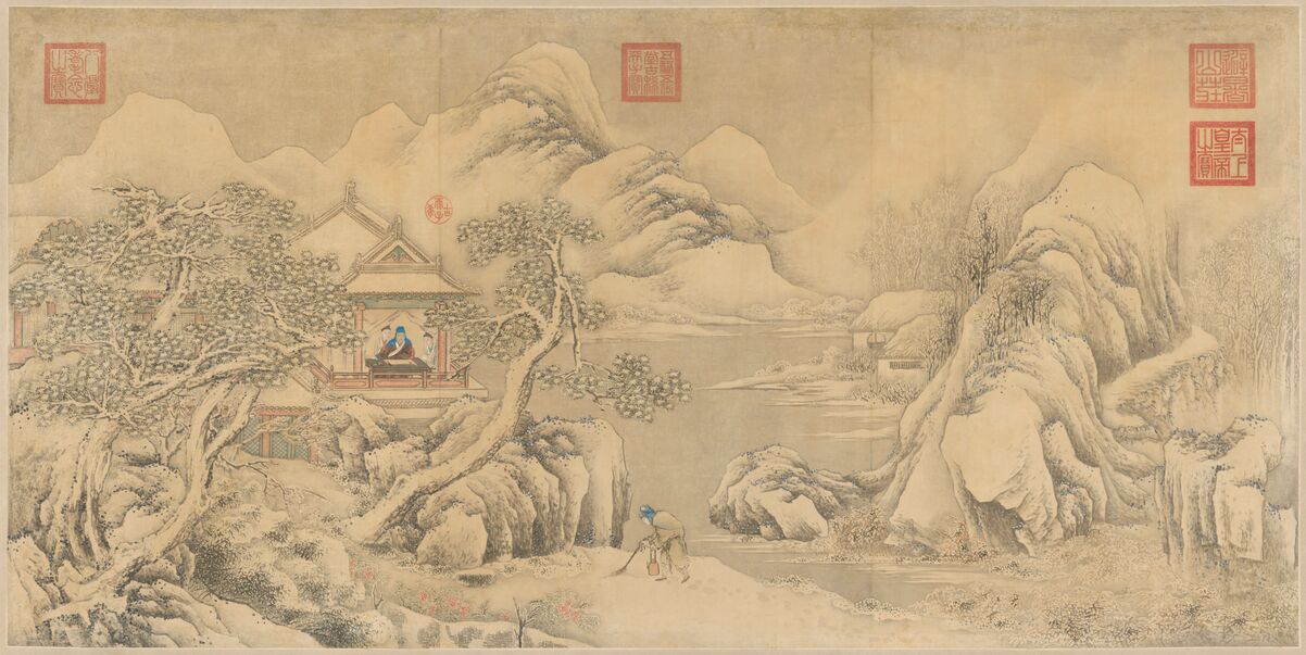 乾隆赏雪图预览图