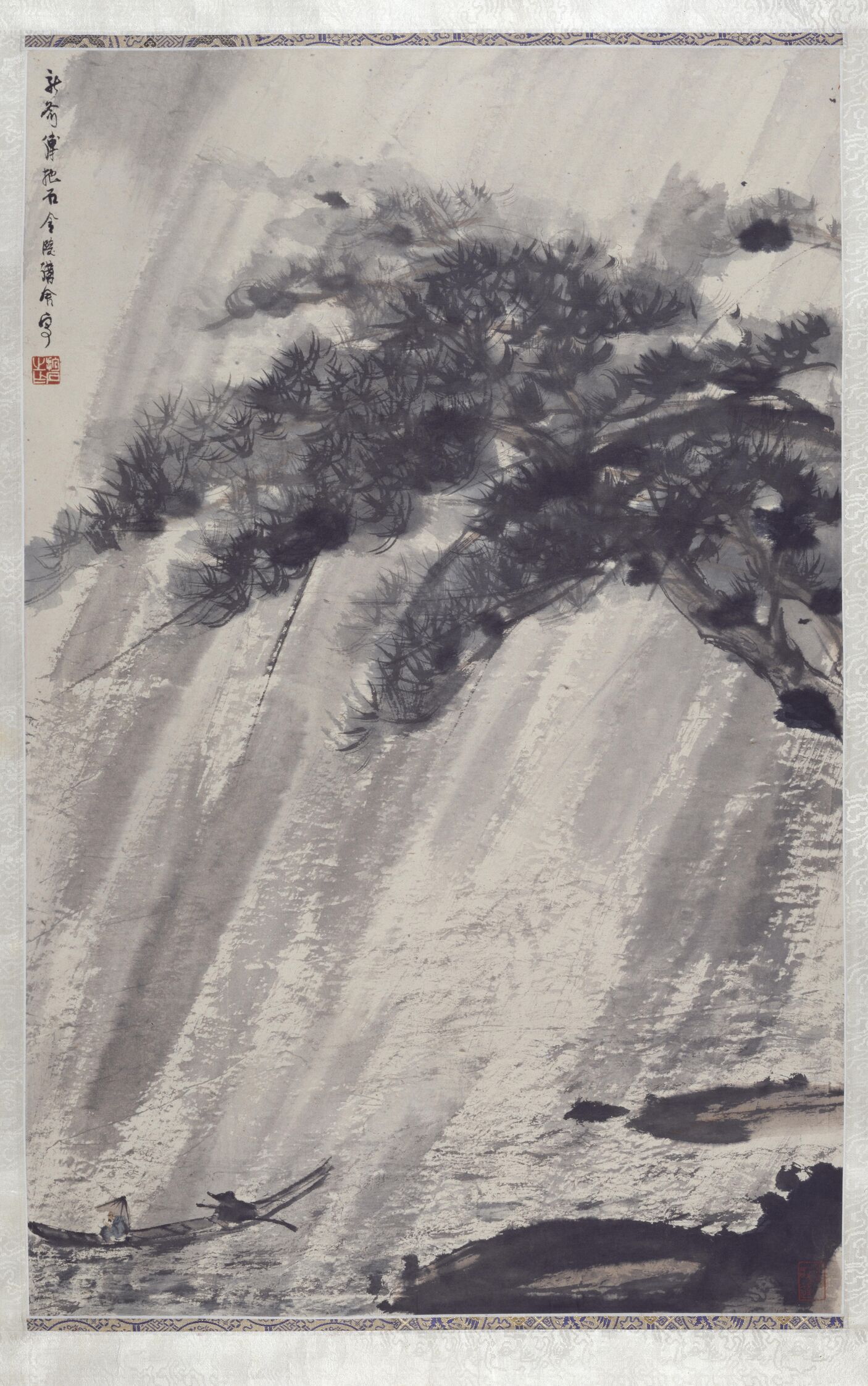 风雨归舟图预览图
