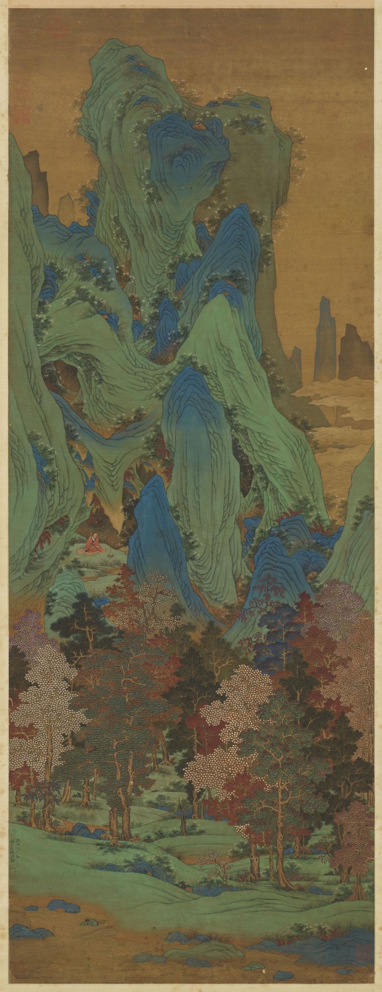 仿赵伯驹炼丹图预览图
