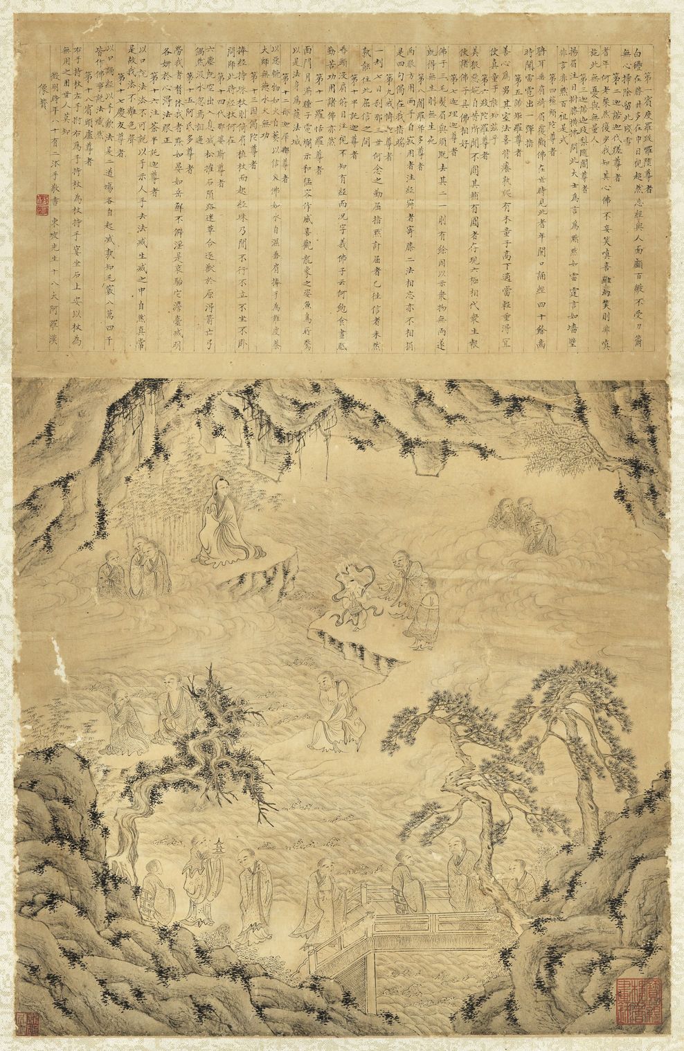 大士十八阿罗汉图预览图