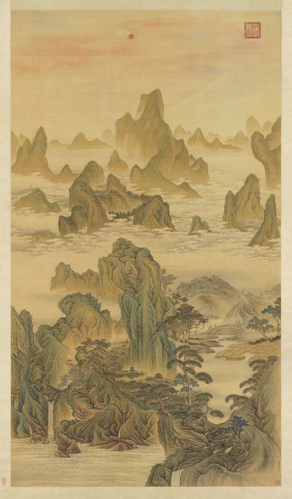 海天出日图预览图