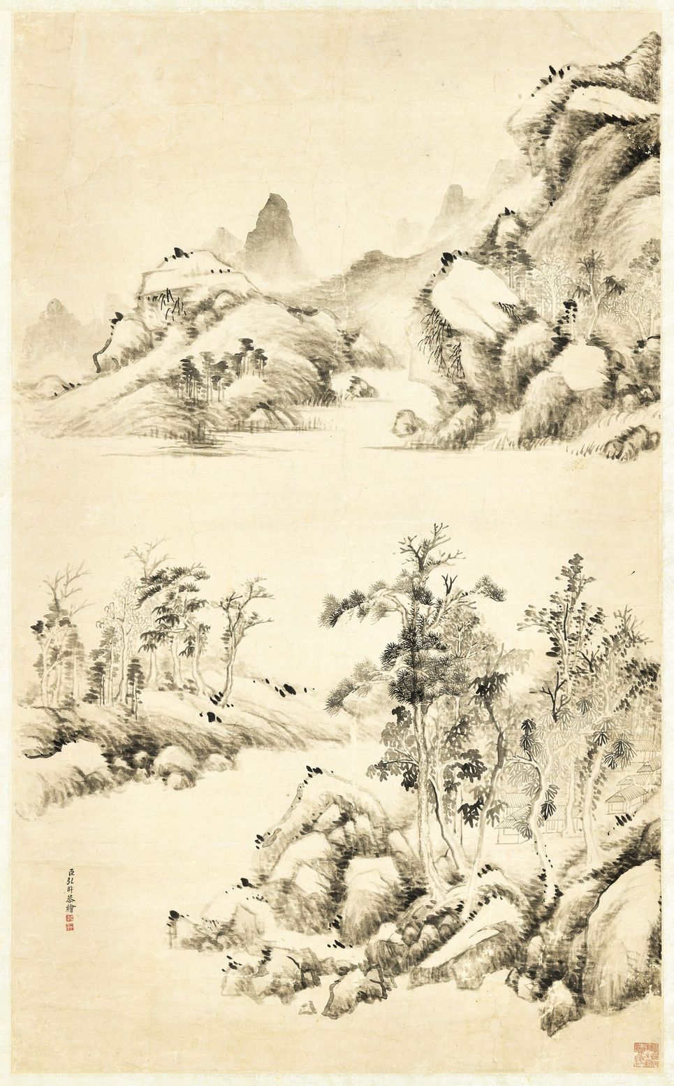 弘旿溪林逸图预览图
