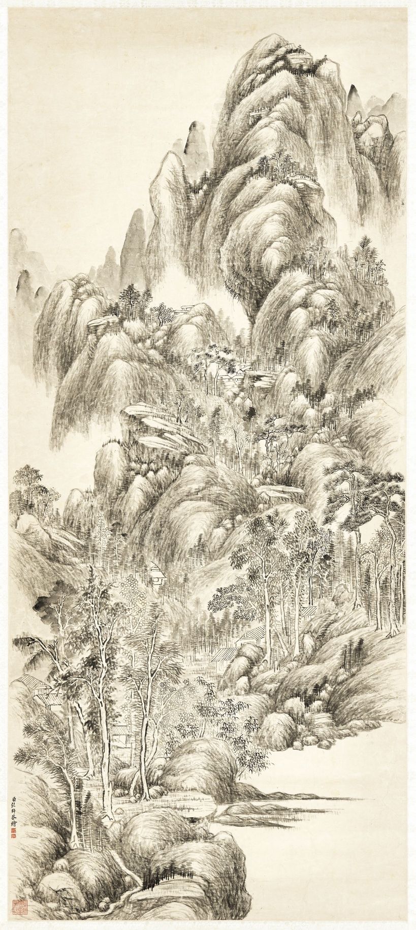 弘旿秋山森秀图缩略图