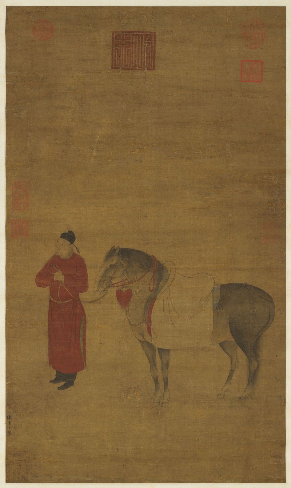 奚官调马图预览图
