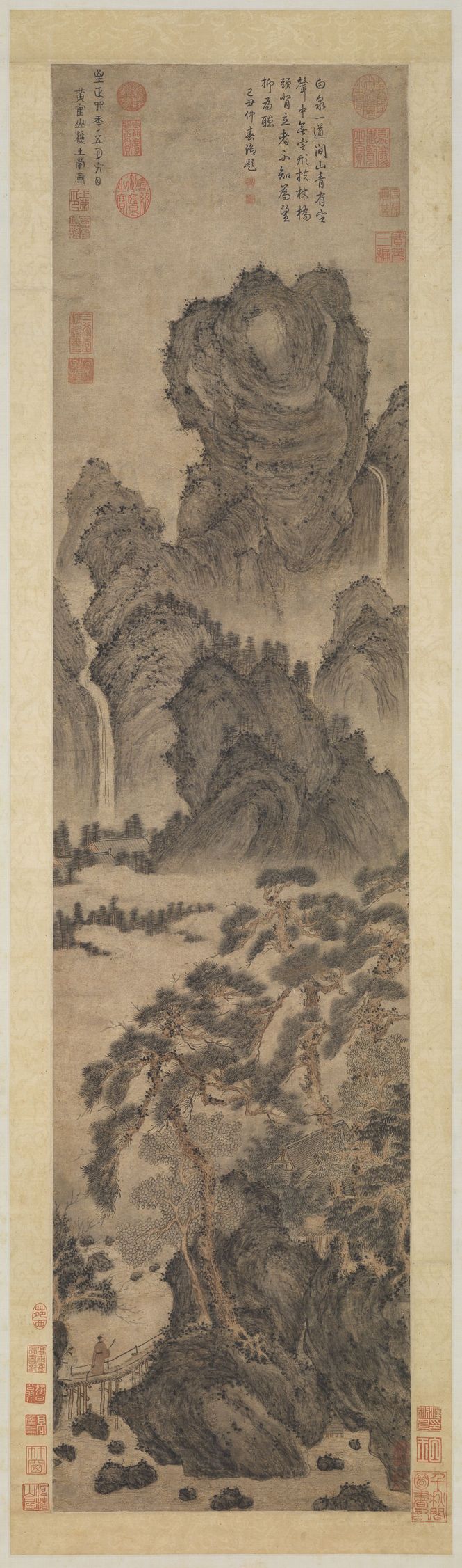 松崖飞瀑图预览图