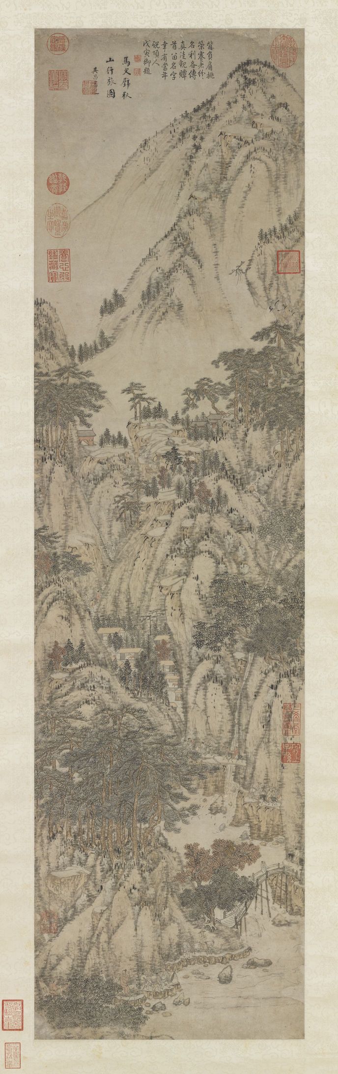秋山行旅图缩略图
