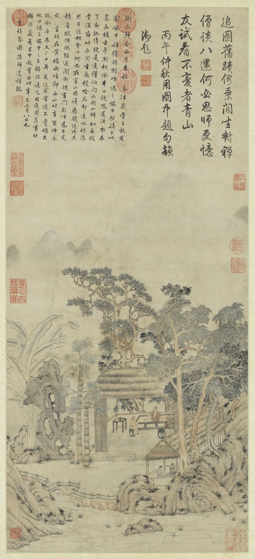 临文征明吉祥庵图预览图