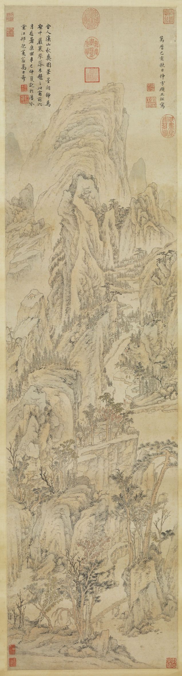 溪山秋爽图缩略图