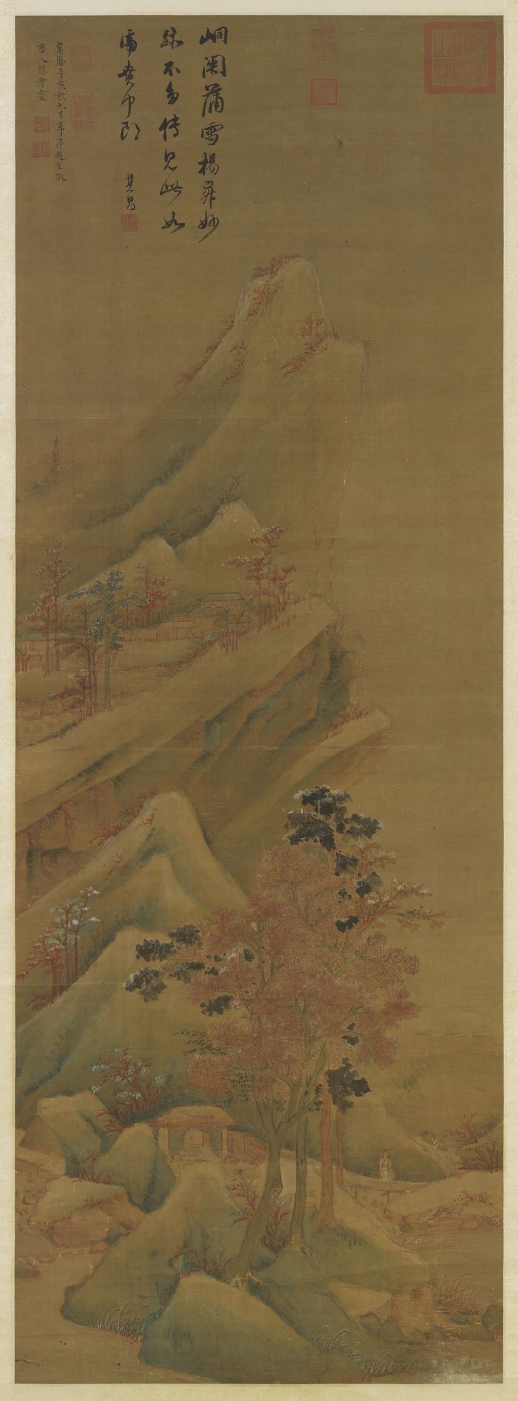 秋山红树图缩略图
