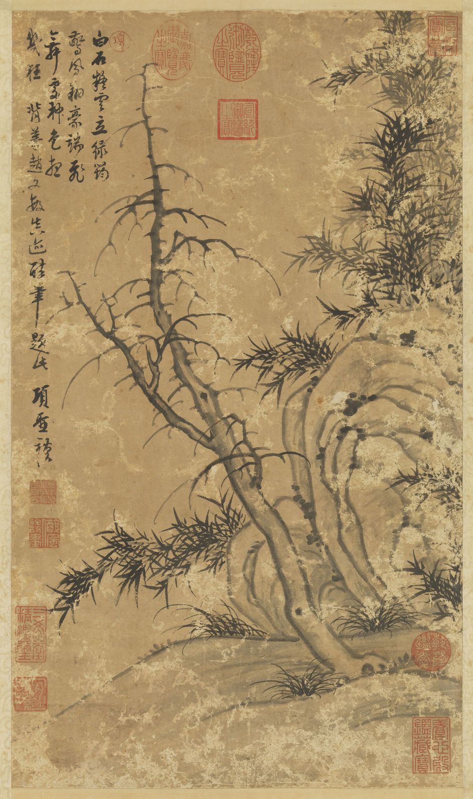 古木幽篁图预览图