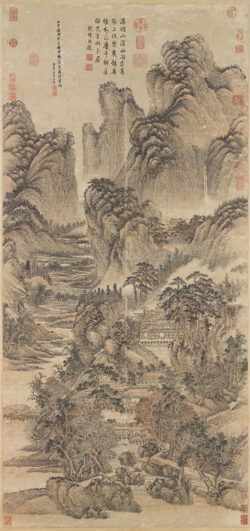 匡庐读书图预览图
