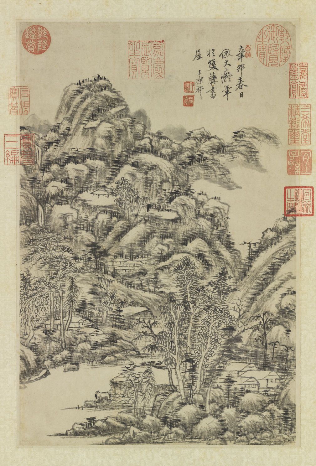 仿黄公望山水预览图