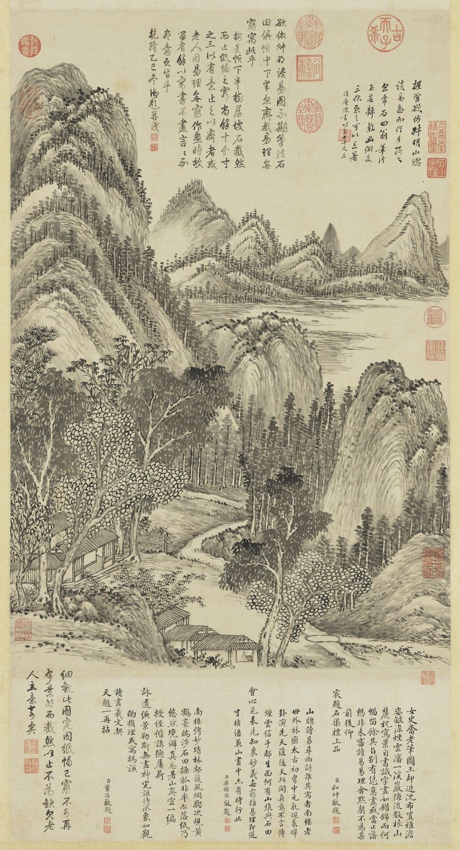 山窗读易图预览图
