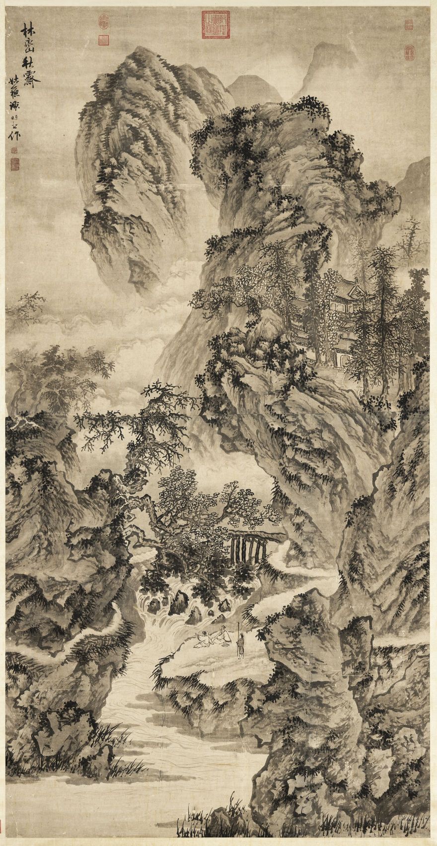 林峦秋霁图预览图