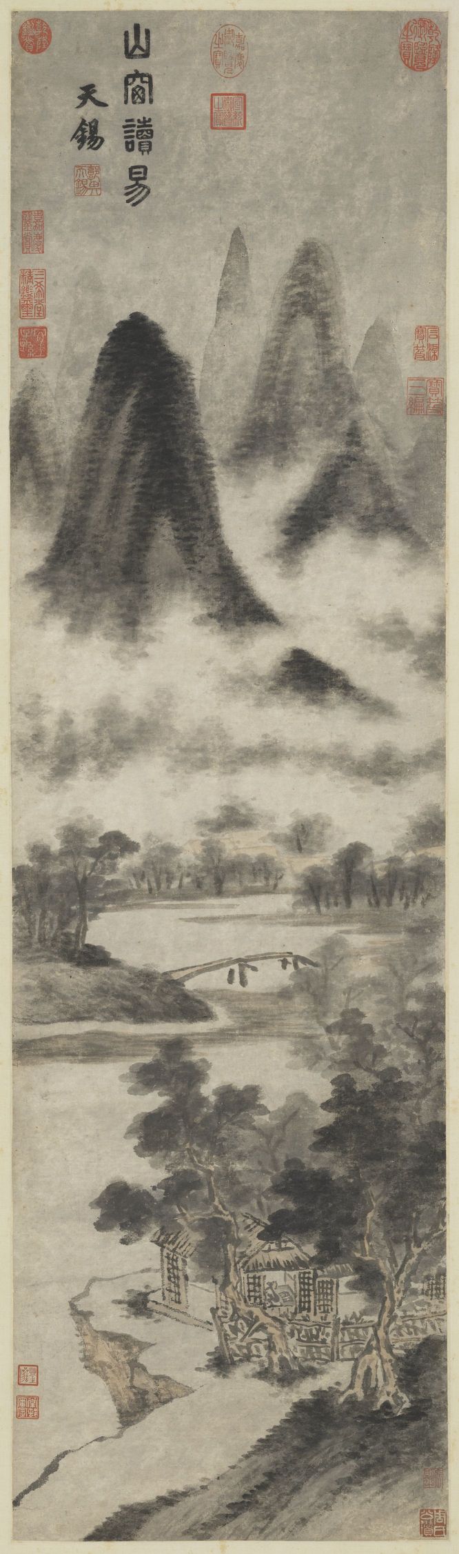 山窗读易图预览图