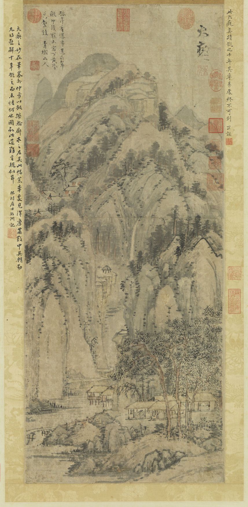 层岩飞瀑图预览图