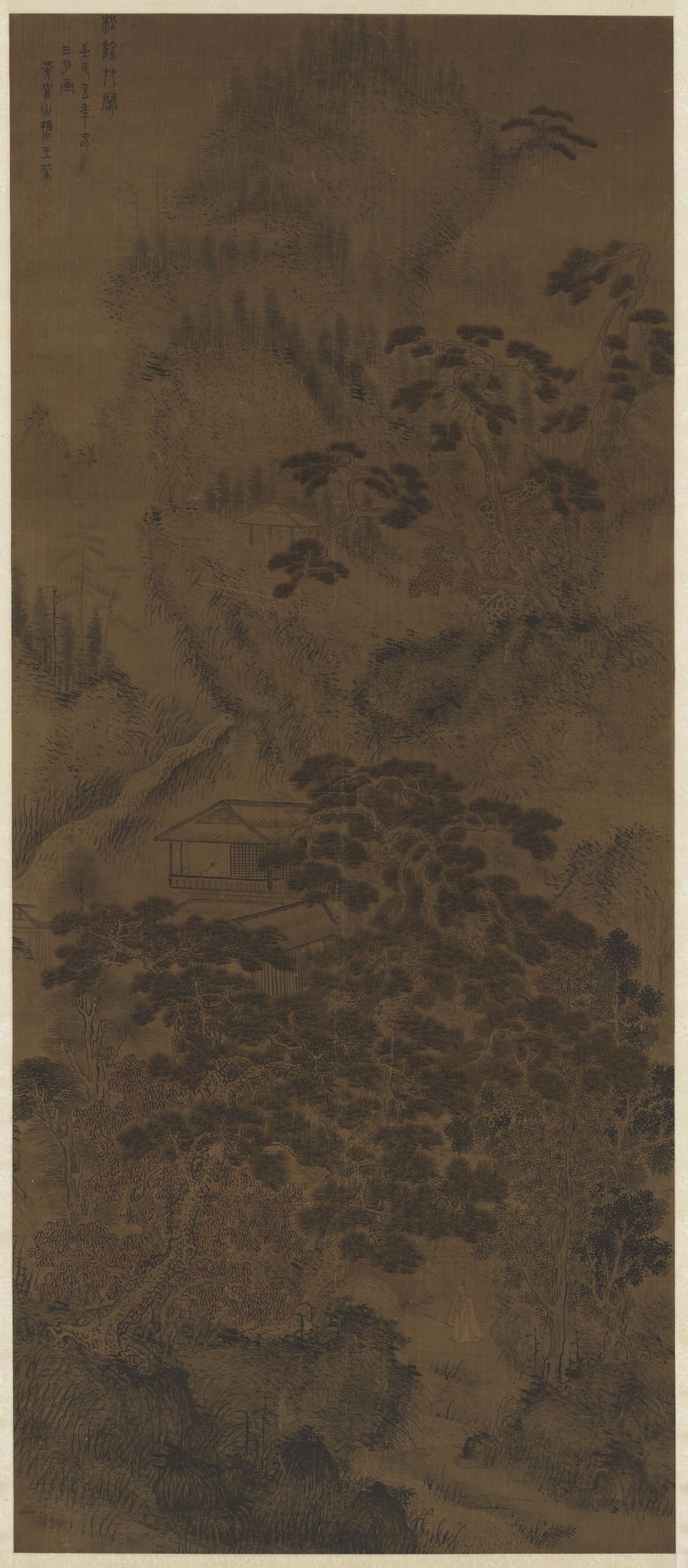 松阴草阁图预览图