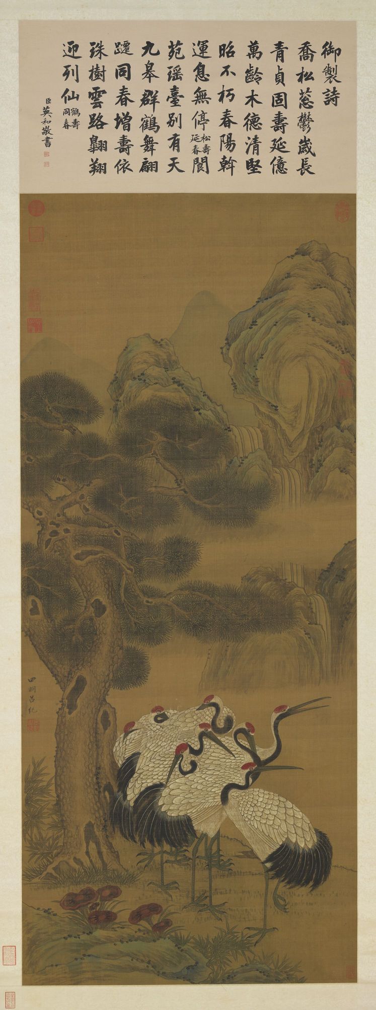 松鹤长春图预览图
