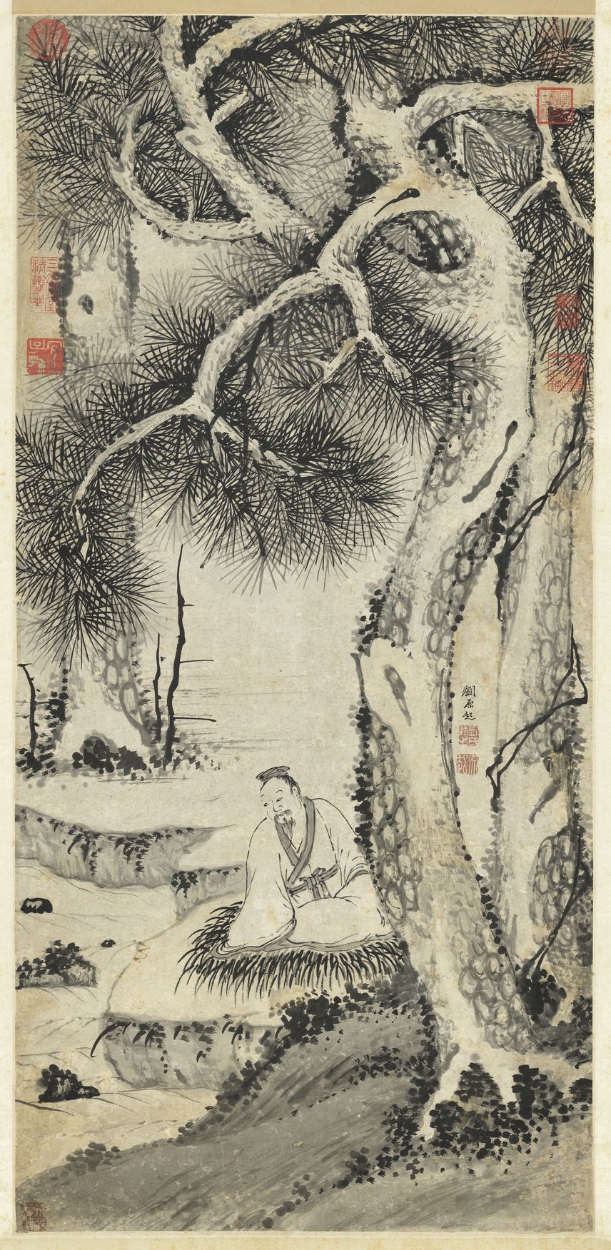 松壑高闲图缩略图