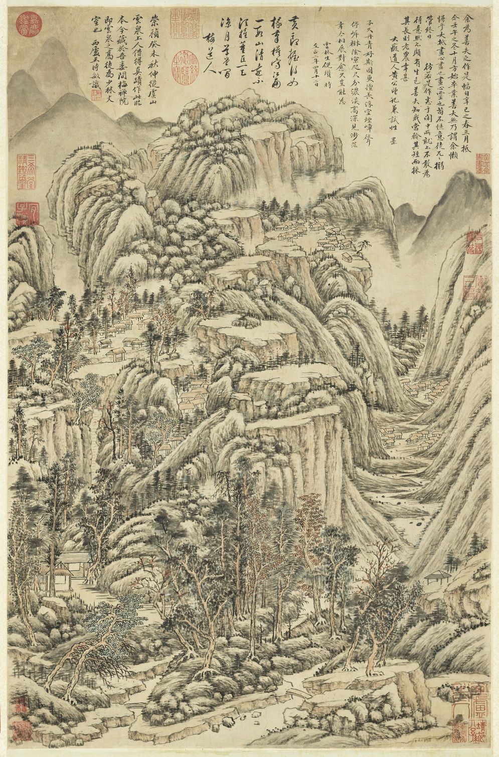 倣大痴浮岚烟嶂图预览图