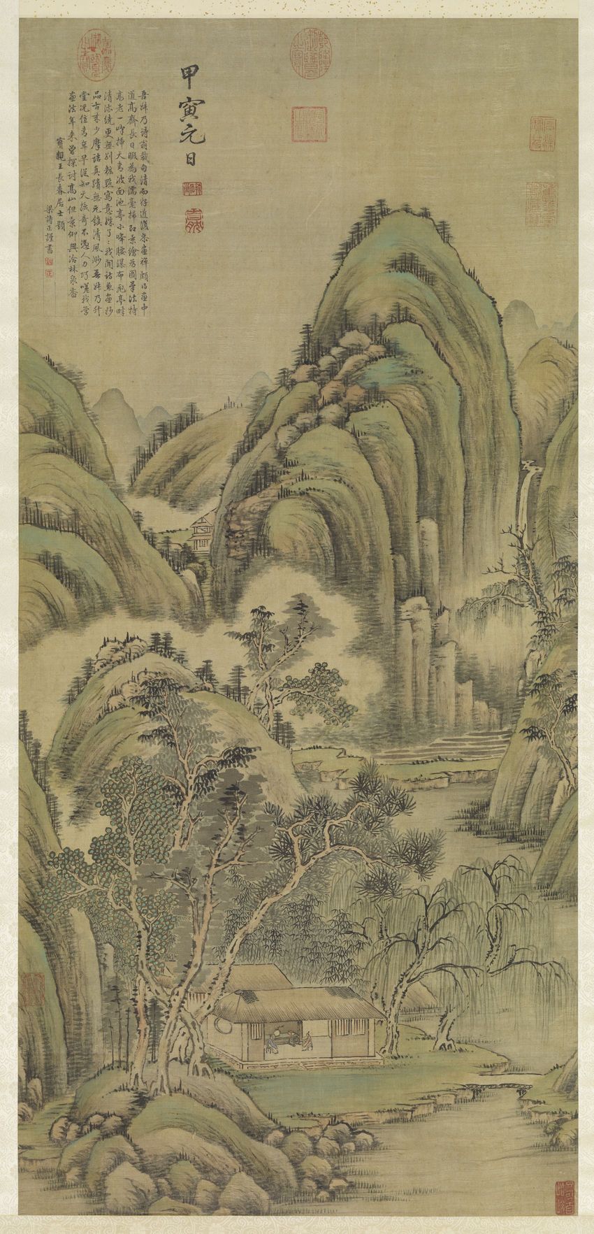 允禧山静日长图缩略图