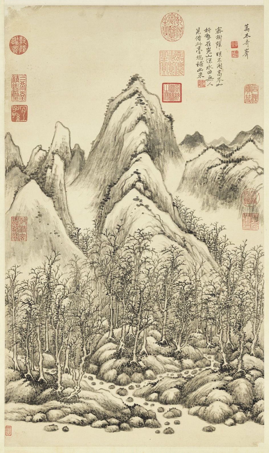 万木奇峰图缩略图