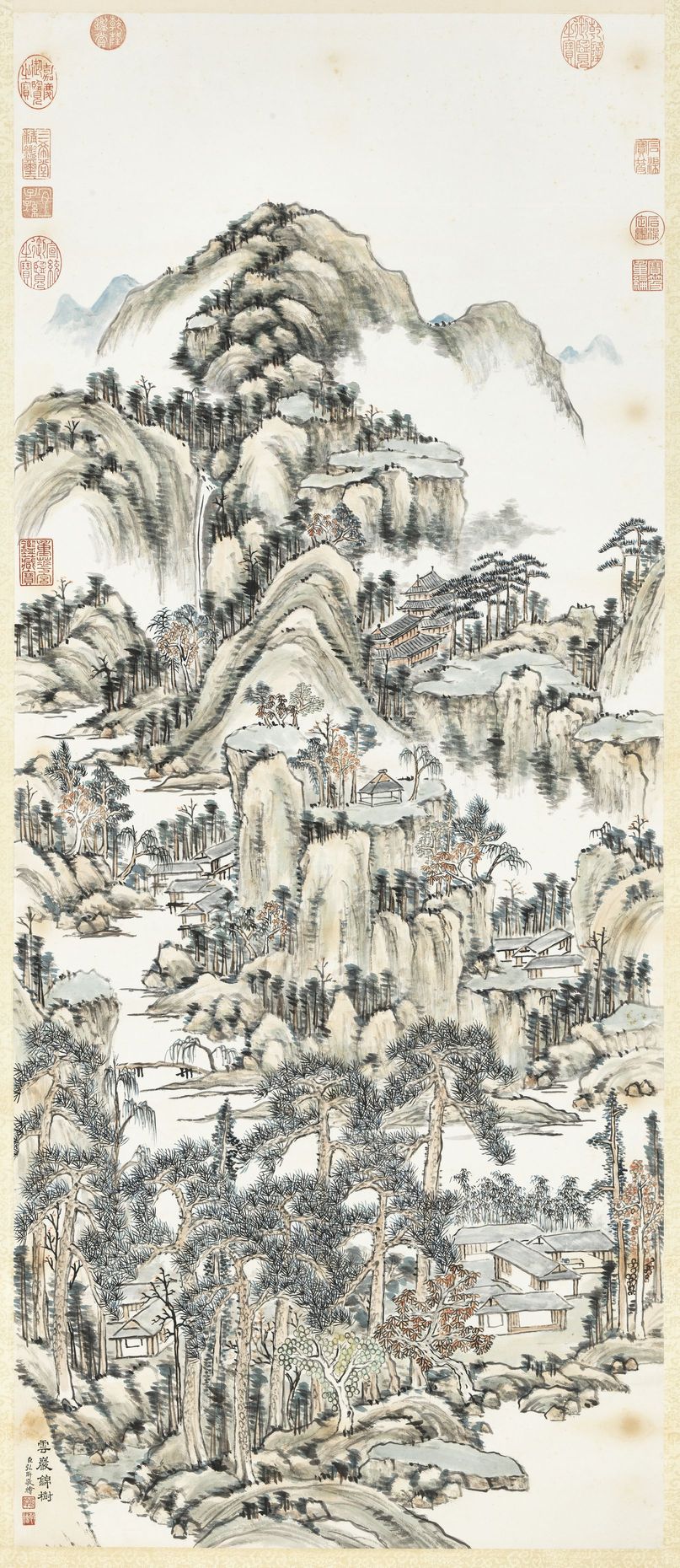 云岩锦树图缩略图