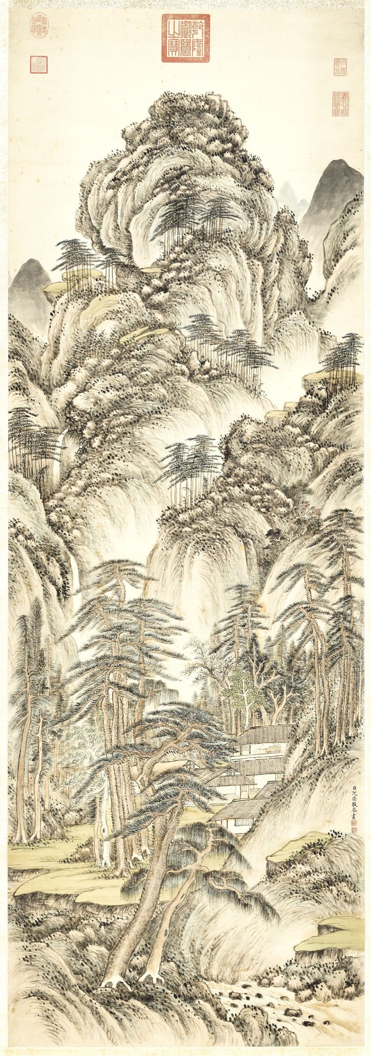 万松春霭图缩略图