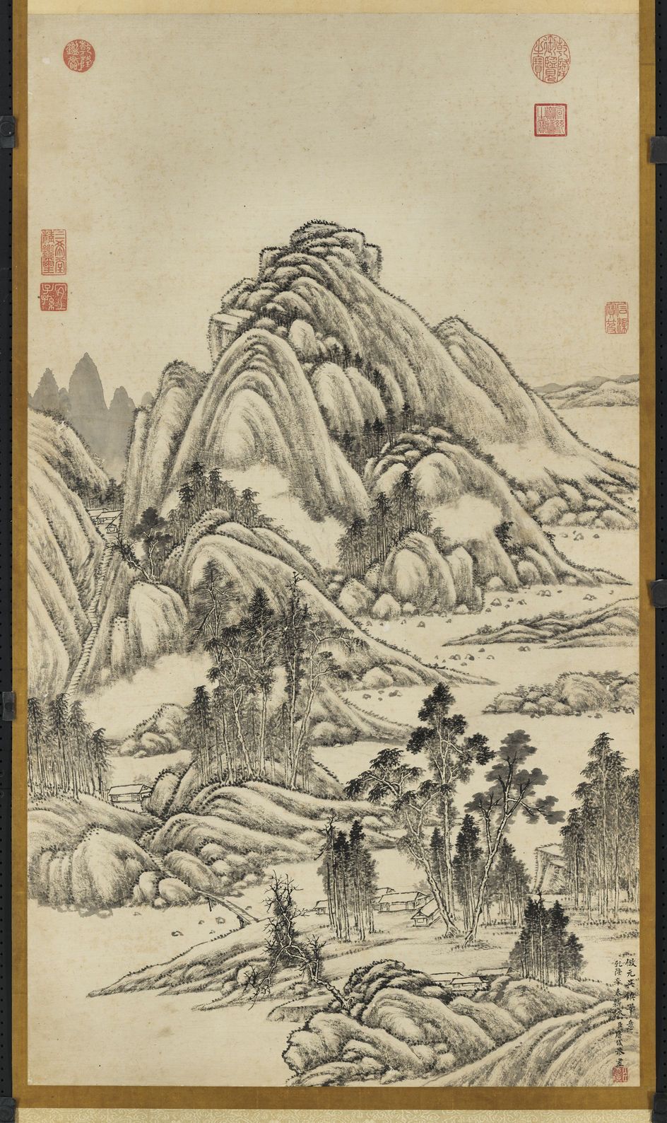 倣吴镇山水图缩略图