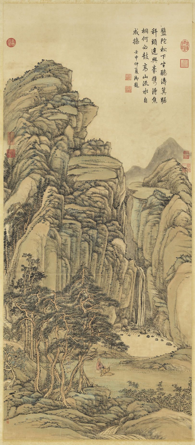 松阴高士图预览图