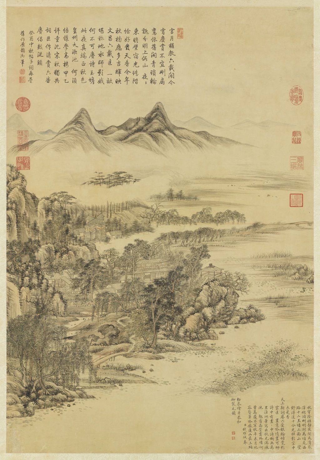 绘御笔中秋帖子词图预览图