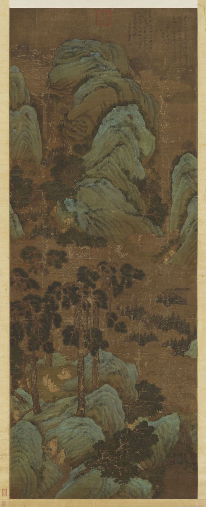 松壑云泉图预览图
