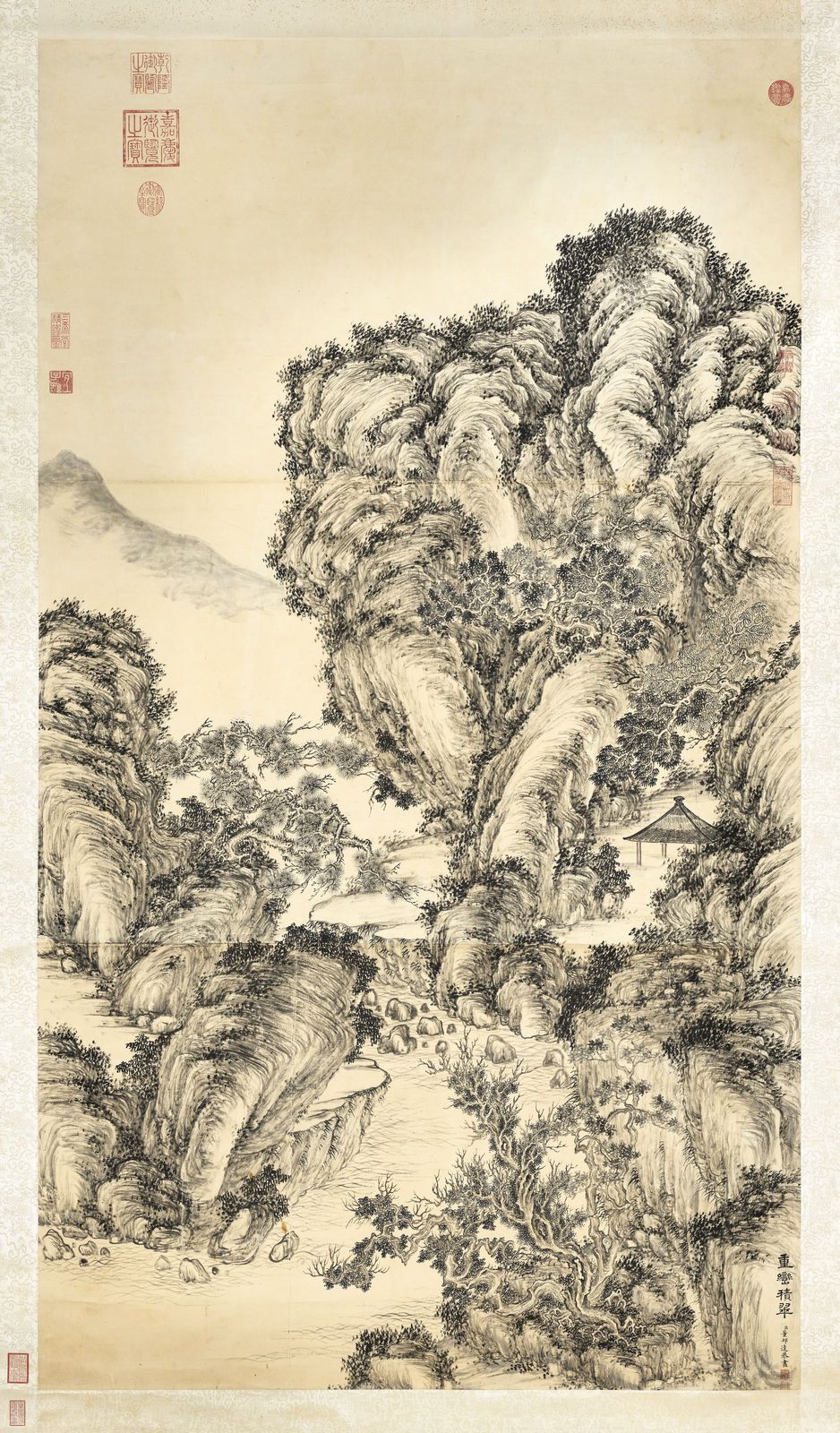 重峦积翠图预览图