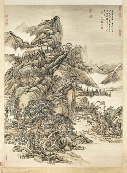 云岚松翠图预览图