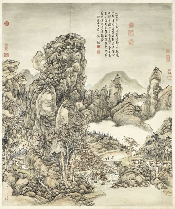 摹郭熙笔意图预览图