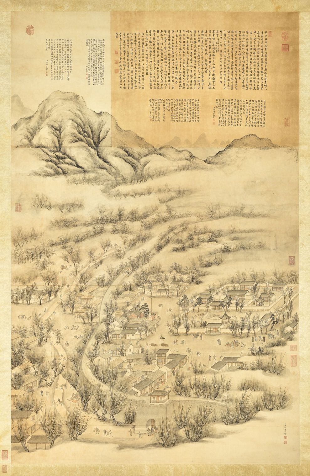 绘御制雪浪石诗图预览图