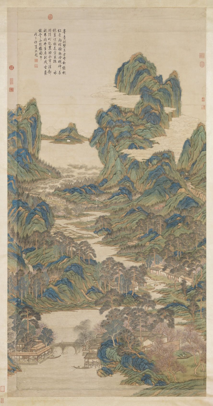 仿赵伯驹春山图缩略图