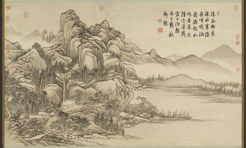 寒滩渔泊图预览图