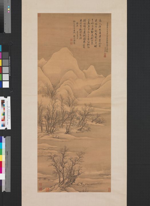 江村雪霁图预览图
