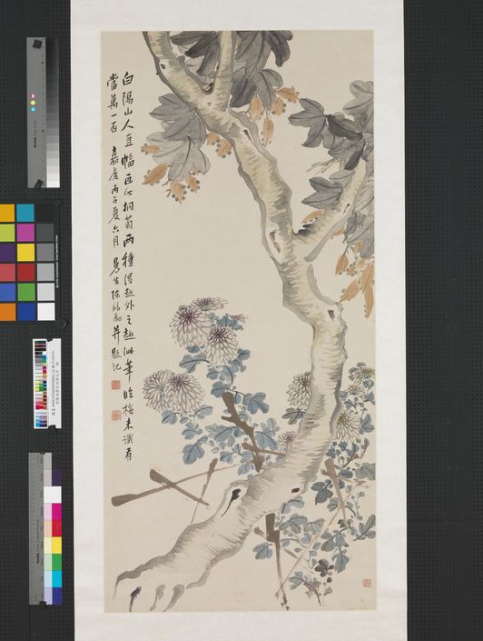 仿白阳花卉图缩略图