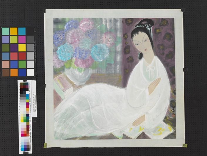 美女伴读单片图预览图