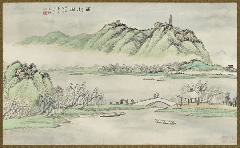 西湖图预览图