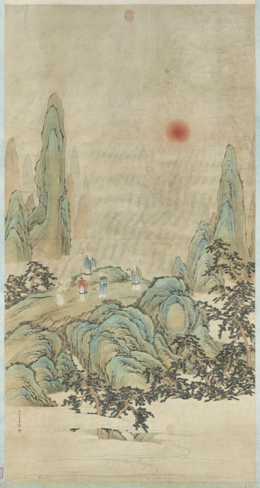 画五老观峰图预览图